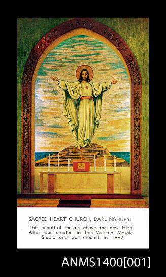 Sacred Heart Church, Darlinghurst praying card