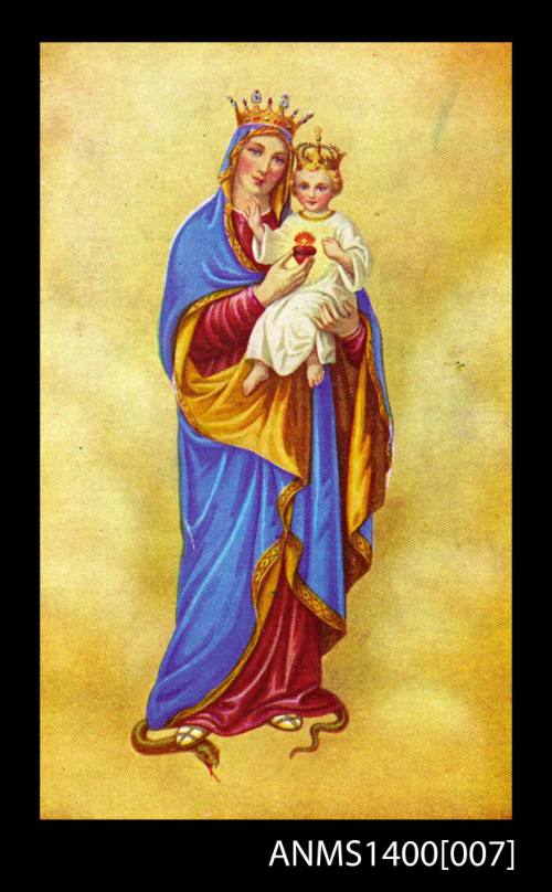 The Memorare praying card