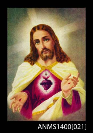 Aspirations to the Sacred Heart of Jesus praying card