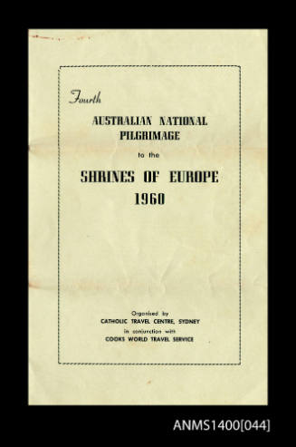 Australian National Pilgrimage to the Shrines of Europe