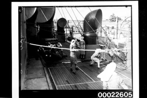 Nurses on the AQUITANIA and QUEEN MARY, from South Australia and Bongilla