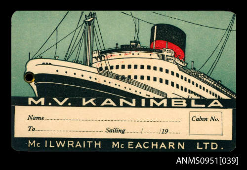 MV Kanimbla McIlwraith McEacharn Ltd