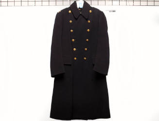 Royal Navy great coat issued to LEUT Michael Varley RAN