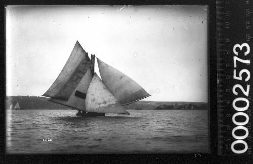 BRITANNIA under sail on Sydney Harbour