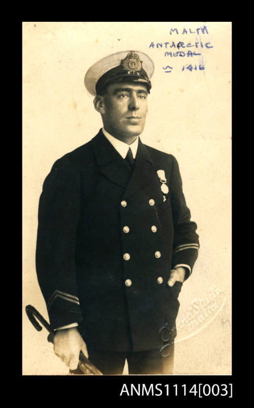 Frank Douglas Fletcher in uniform wearing his Antarctic medal