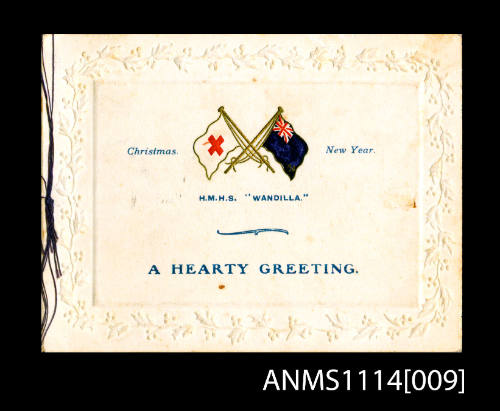 HMHS WANDILLA - Christmas, New Year - A Hearty Greeting