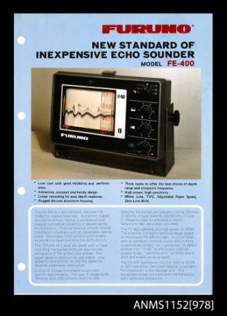 Furuno echo sounder