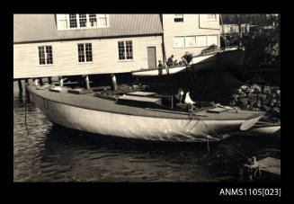 WAYFARER at Mulgannous Slipway, Mosman Bay