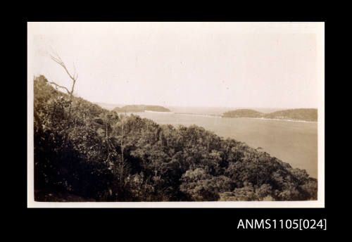 View from western side of Pitt Water to Palm Beach and BARRENJOEY