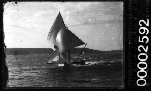 AUSTRALIA or AUSTRALIAN sailing on Sydney Harbour