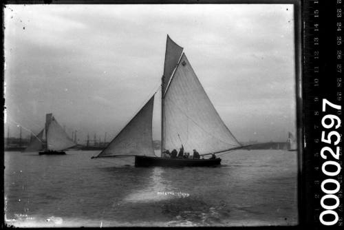 22-footer ROSETTA racing in the Balmain Regatta