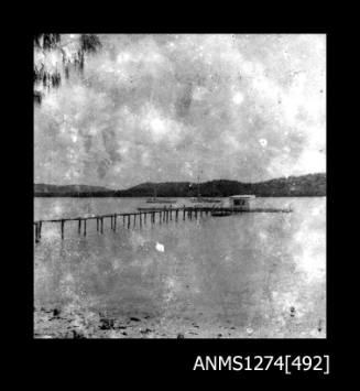 A raft in the water on Packe Island