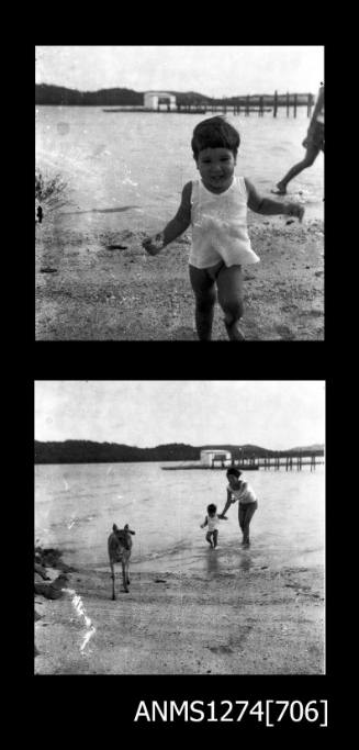 Denis George's family on Packe Island