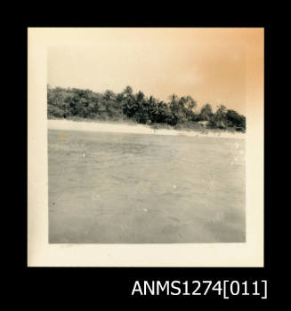 A beach on Green Island, taken from the ocean