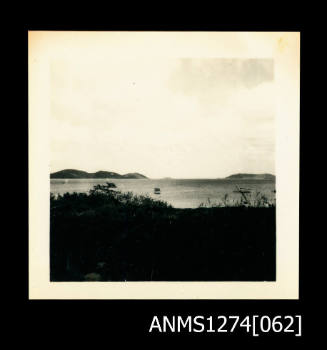 Photograph of land, water and islands on Packe Island