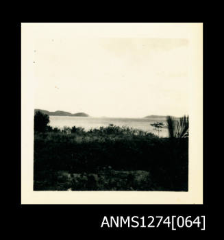 Photograph of land, water and islands on Packe Island