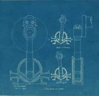 Lubricating oil pump diagram