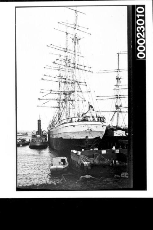 Three-masted full rigged ship LEON BLUM