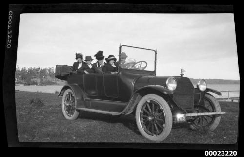 Five people in a car