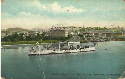 Garden Reach and warehouses, Brisbane, Queensland