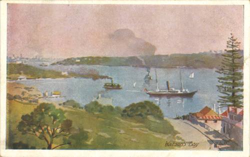 Postcard titled: Watson's Bay