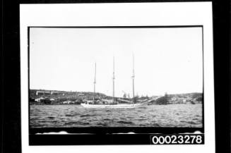 Three masted schooner CORINGLE