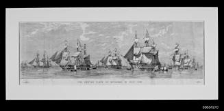 The British fleet at Spithead in July 1853