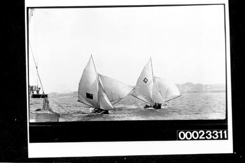 Small schooners, yachts and small craft in harbour