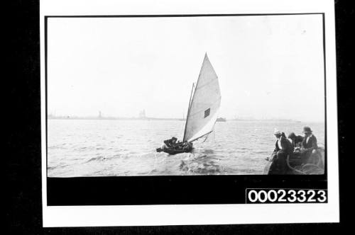 Small schooners, yachts and small craft in harbour