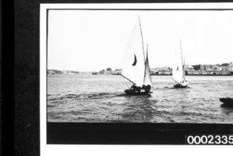 Small schooners, yachts and small craft in harbour