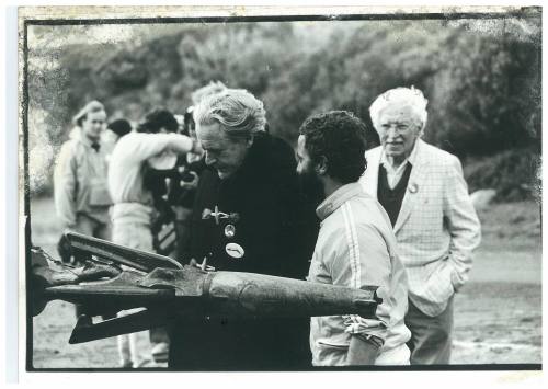 Jim Cairns and Jean-Paul Fortum-Guin at the Cheynes Beach whaling station