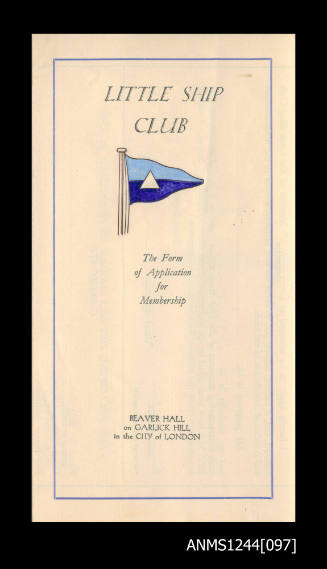Little Ship Club membership application