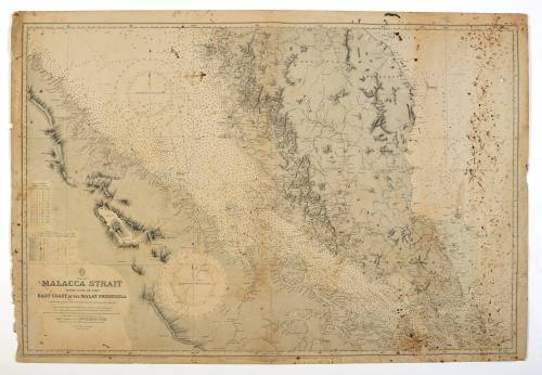 Malacca Strait with part of the east coast of the Malay Peninsula used by KRAIT personnel