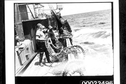 Fishing boat and crew