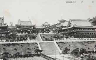 View of a Japanese temple