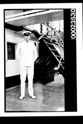 Ships and steamer crews, man in uniform