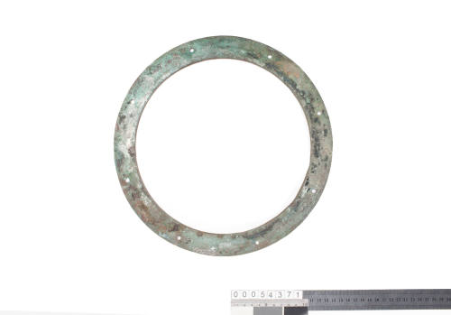 Circular band of metal from HM(A)S FANTOME ship's telegraph