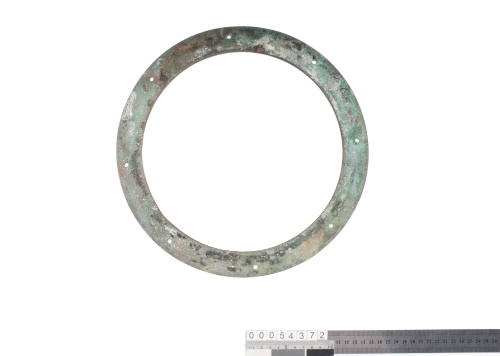 Circular band of metal from HM(A)S FANTOME ship's telegraph