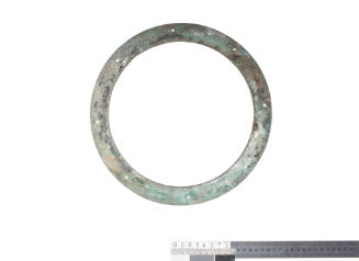 Circular band of metal from HM(A)S FANTOME ship's telegraph