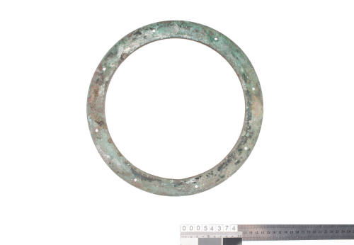 Circular band of metal from HM(A)S FANTOME ship's telegraph