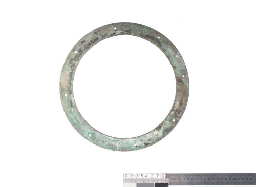 Circular band of metal from HM(A)S FANTOME ship's telegraph