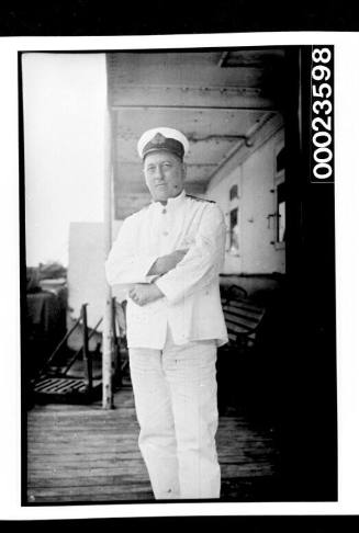 Ships and steamer crews, man in uniform