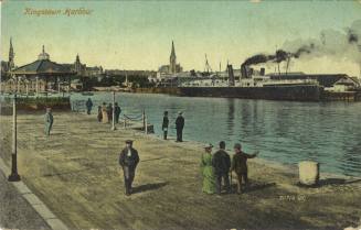 Postcard titled Kingstown Harbour
