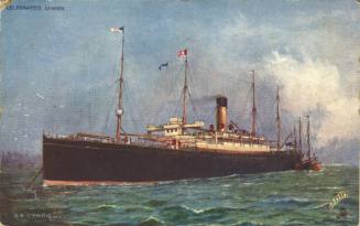 Postcard titled: SS CYMRIC