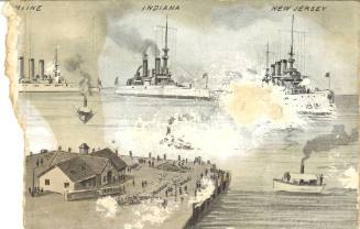 USS MAINE, USS INDIANA, USS NEW JERSEY