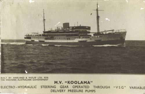 The MV KOOLAMA