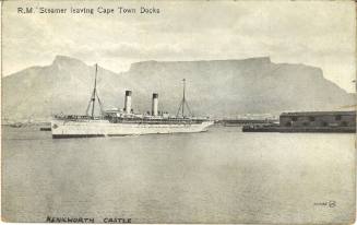 RM Steamer leaving Cape Town Docks [SS KENILWORTH CASTLE]