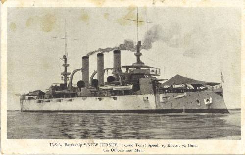 The US Battleship NEW JERSEY