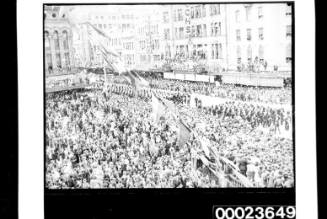 Street parade : Visit of the United States Pacific Fleet to Sydney 20 - 21 March 1941