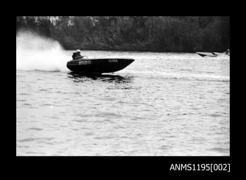 Deepwater Motor Boat Club Races 1970, inboard skiff HOBO